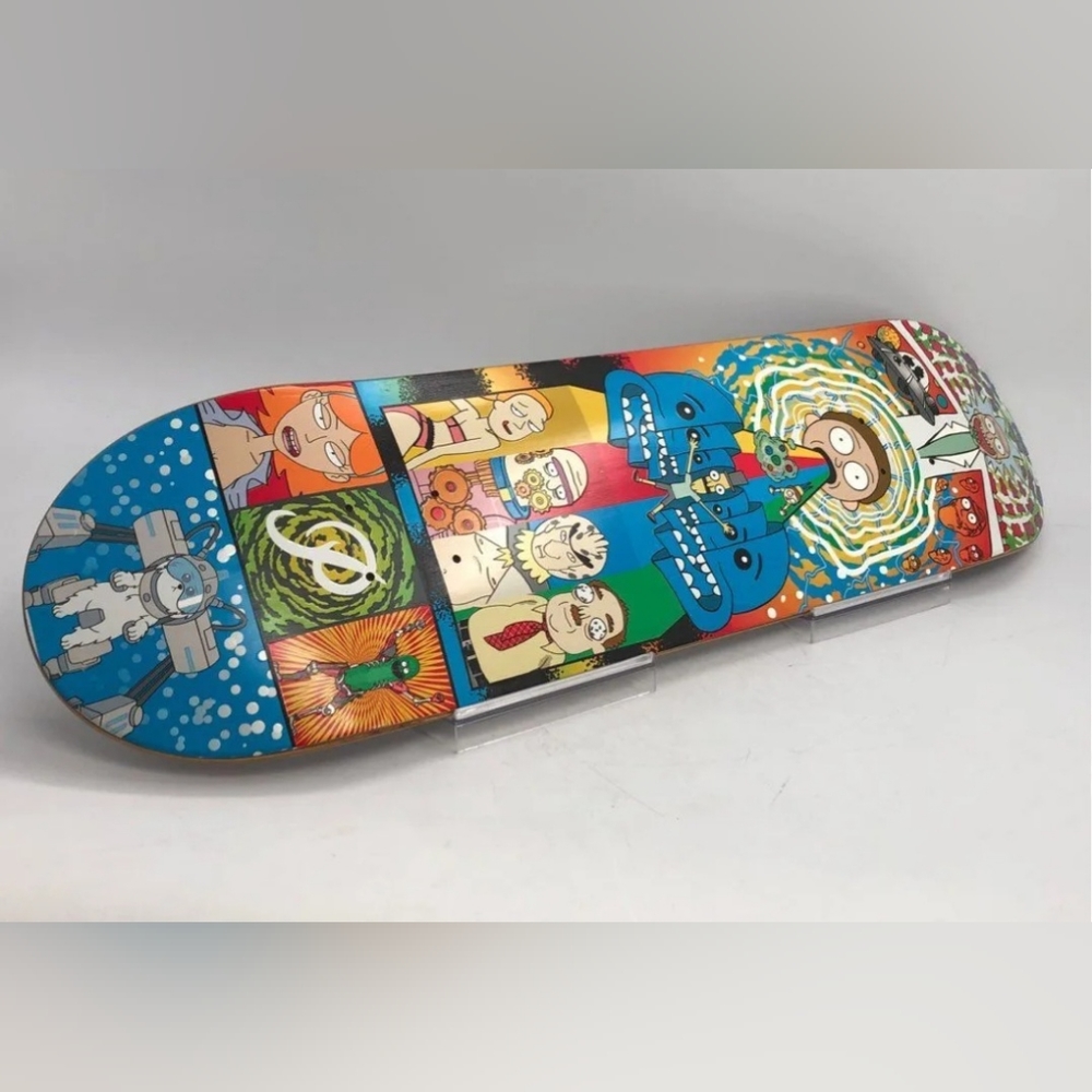 New Primitive Rick & Morty Skateboard Deck 8.125